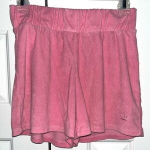 Juicy by Juicy Couture Pink Terry Cloth Shorts Women’s Small